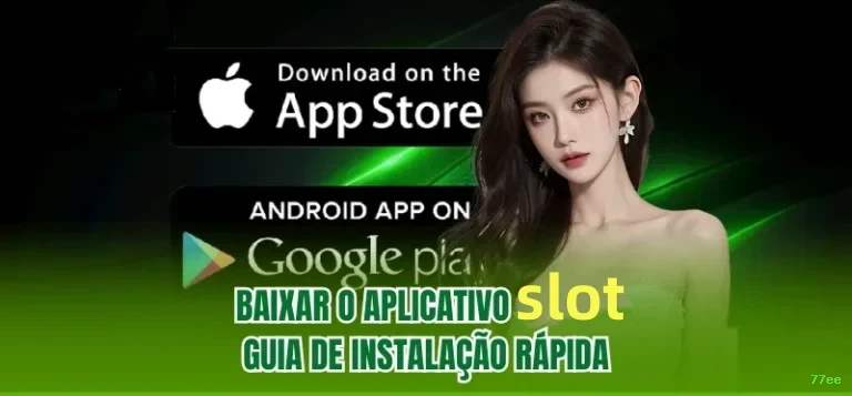 Imagem promocional da 77ee mostrando a plataforma e suas vantagens